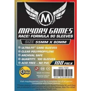 Race! Formula 90 Card Sleeves 55x80mm (100)