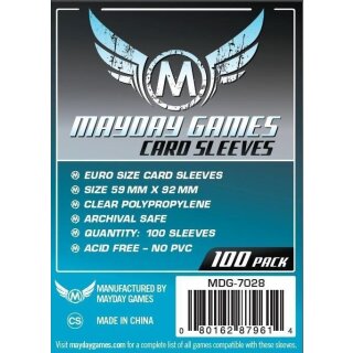 Euro Card Sleeves 59x92mm (100)