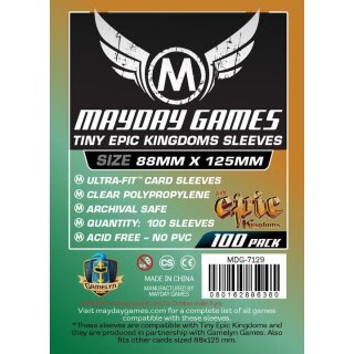 Tiny Epic Kingdoms Sleeves 88x125mm