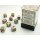 Chessex: Festive Vibrant w/brown Signature 12mm d6 Dice Block (36 Dice)