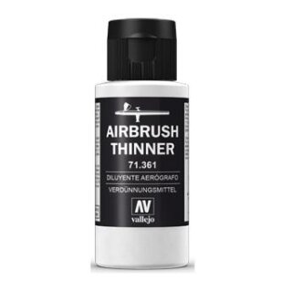 Vallejo Auxiliar Produkte: Airbrush Verdünner (Thinner) (60ml) 