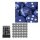 Chessex: Purple w/white Opaque 12mm d6 with pips Dice Blocks™ (36 Dice)