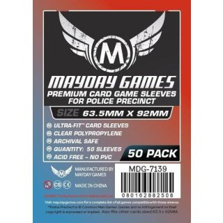 Premium "Police Precinct" Card Sleeves 63,5x92mm