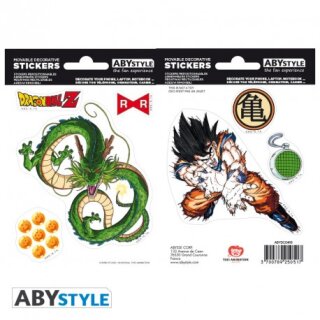 DRAGON BALL -Stickers - 16x11cm/ 2 sheets - DBZ/ Shenron