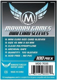 Mini Euro Card Sleeve 45x68mm