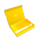 Feldherr Magnetbox gelb Half-Size 40 mm leer