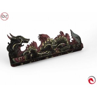 e-Raptor: Card Holder S Dragon FullPrint Red