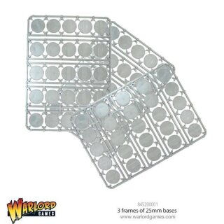 Warlord Games: 3 frames of 25mm bases