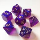 Chessex Borealis Polyhedral Royal Purple/gold Luminary...