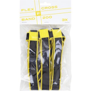 Feldherr Flex Cross Band Gelb/Yellow (3 Stück, medium)