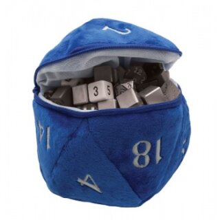 UP - D20 Plush Dice Bag - Blue