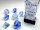 Chessex: Nebula™ Dark Blue w/white Signature™ Polyhedral 7-Die Set