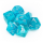 Chessex: Cirrus™ Aqua w/silver Signature™ Polyhedral 7-Die Set