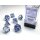 Nebula™ Black w/white Signature™ Polyhedral 7-Die Sets