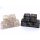 Würfelset Pearl D6: Counterdice 5 Black/Gold + 5 White/Gold (10)
