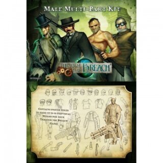 Through the Breach - Male Multi-part Kit (up to 11 Miniatures)