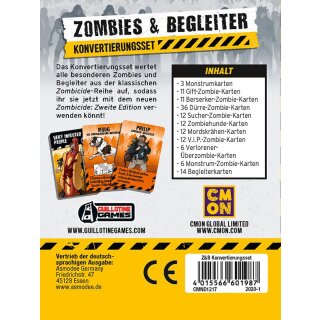 Zombicide 2. Edition: Zombies & Begleiter (Konvertierungsset)