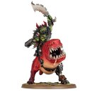 Orks: Mozrog Skragbad / Beastboss auf Squigosaurus