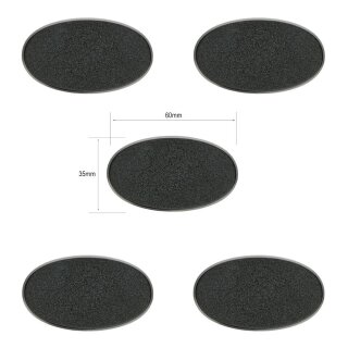 Citadel-Ovalbases 60 mm x 35 mm 5 Stück (Mailorder)