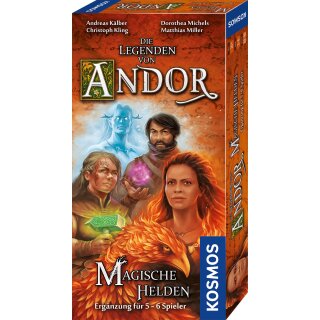 Die Legenden von Andor: Magische Helden (Ergänzung für 5-6 Spieler)