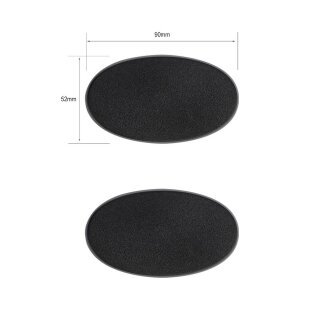 Citadel-Ovalbases 90 mm x 52 mm 2 Stück (Mailorder)