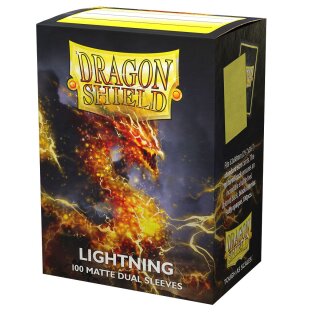 Dragon Shield: Matte - Dual Lightning (100)
