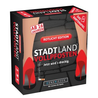 STADT LAND VOLLPFOSTEN: Das Kartenspiel - Rotlicht Edition