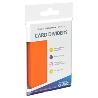 Ultimate Guard Card Dividers Standard Size Orange