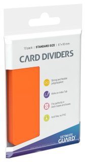 Ultimate Guard Card Dividers Standard Size Orange