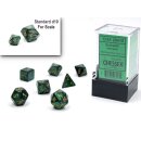 Scarab® Mini-Polyhedral Jade/gold 7-Die Set