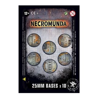Necromunda-Bases 25 mm 10 Stück (Mailorder)
