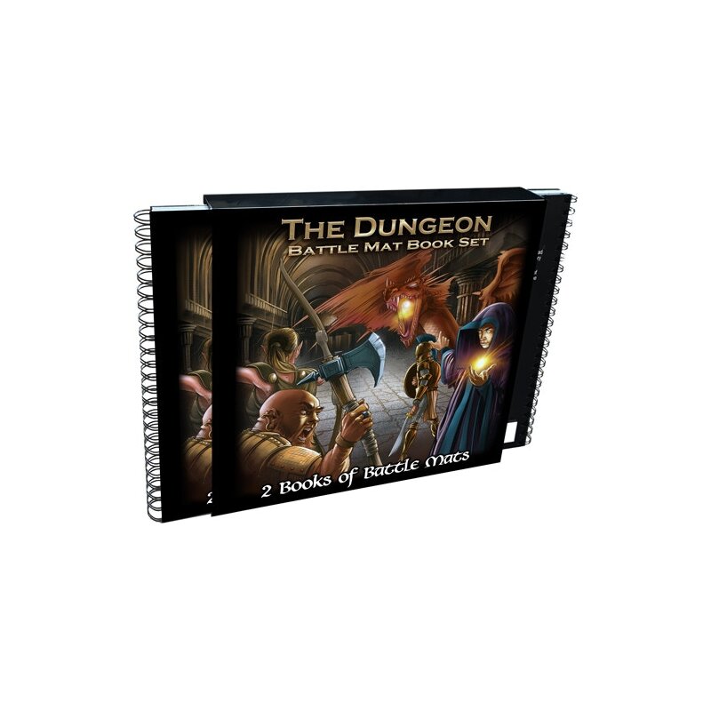 thumbnail image 2 of Dungeon Books Of Battle Mats - Modular RPG Map Set For Tabletop Gaming 2 of 13