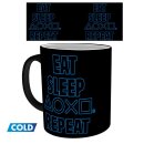 PLAYSTATION - Mug Heat Change - 320 ml - Eat Sleep Repeat