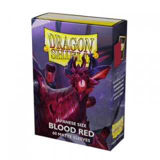 Dragon Shield: Japanese Matte Sleeves - Blood Red Juusouken (60 Sleeves)
