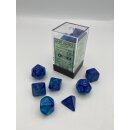 Chessex: Gemini® Polyhedral Blue-Blue/light blue...