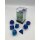 Chessex: Gemini® Polyhedral Blue-Blue/light blue Luminary™ 7-Die Set