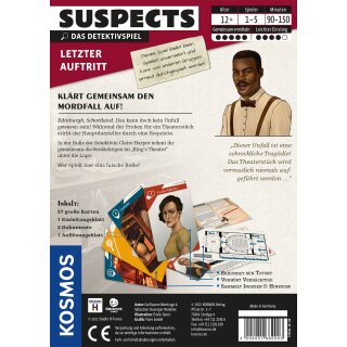 Suspects - Das Detektivspiel: Letzter Auftritt