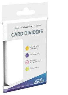 Ultimate Guard Card Dividers Standard Size White