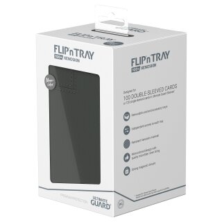 Ultimate Guard: FlipnTray 100+ XenoSkin Monocolor Grau
