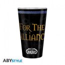 WORLD OF WARCRAFT - Large Glass - 400ml - Alliance