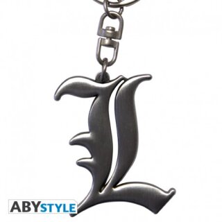 DEATH NOTE - Keychain 3D "L Symbol"