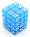 Chessex: Frosted™ 12mm d6 Caribbean...