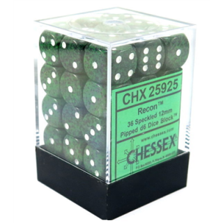 Chessex: Speckled® 12mm d6 Recon™ Dice Block™ (36 dice)