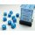 Chessex: Opaque 12mm d6 Light Blue/white Dice Block™ (36 dice)