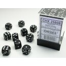 Chessex: Opaque 12mm d6 Black/white Dice Block? (36 dice)