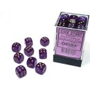 Chessex: Borealis® 12mm d6 Royal Purple/gold...