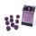 Chessex: Borealis® 12mm d6 Royal Purple/gold Luminary™ Dice Block™ (36 dice)