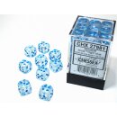 Chessex: Borealis® 12mm d6 Icicle?/light blue...
