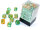 Chessex: Nebula® 12mm d6 Spring/white Luminary™ Dice Block™ (36 dice)
