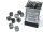 Chessex: Borealis® 12mm d6 Light Smoke/silver Luminary™ Dice Block™ (36 dice)